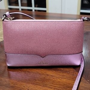 Kate Spade Lola Pink Glitter Crossbody
